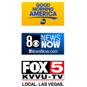 Media Logos - Good Morning America, 8 News Now, Fox 5 Las Vegas - dog breeder software for dog breeders